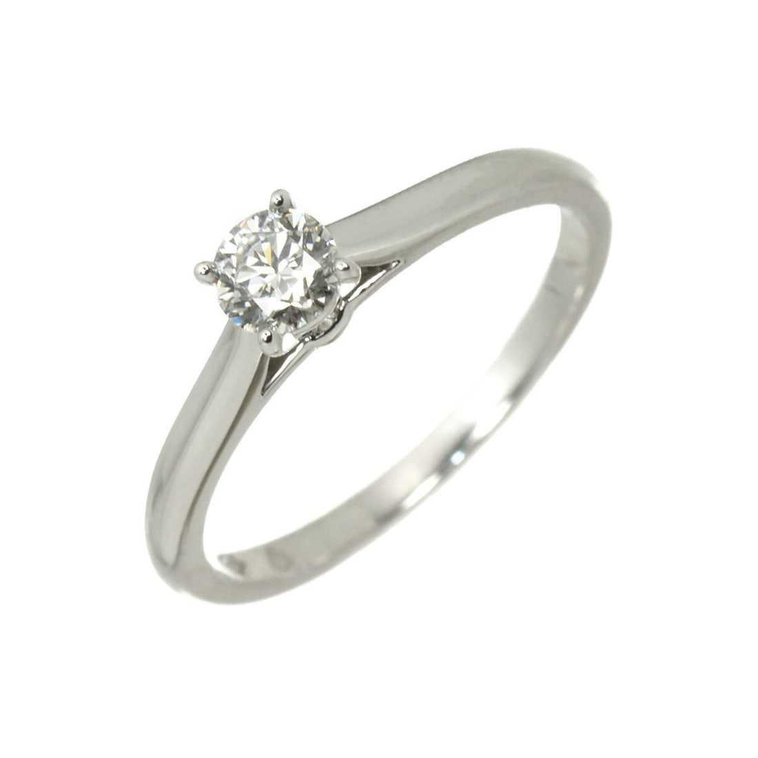 Cartier 1895 Solitaire Diamond Ring, 0.31ct F VS1 3EX, Size 53, Platinum.: --- Catalog ---Category: SizeUS Size: 6.5Brand Size: 53Category: DesignType: Band ringGender: WomenMaterial: Platinum 950Category: GeneralBrand: Cartier--- Item List ---Section: ConditionRanking: Rank