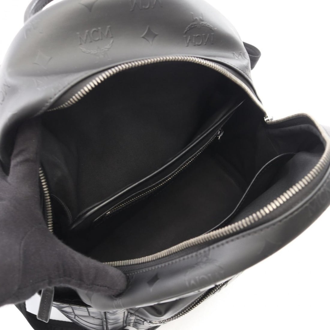 MCM Bionic Backpack/Handbag, Polyamide, Men's/Women's, Black - 3