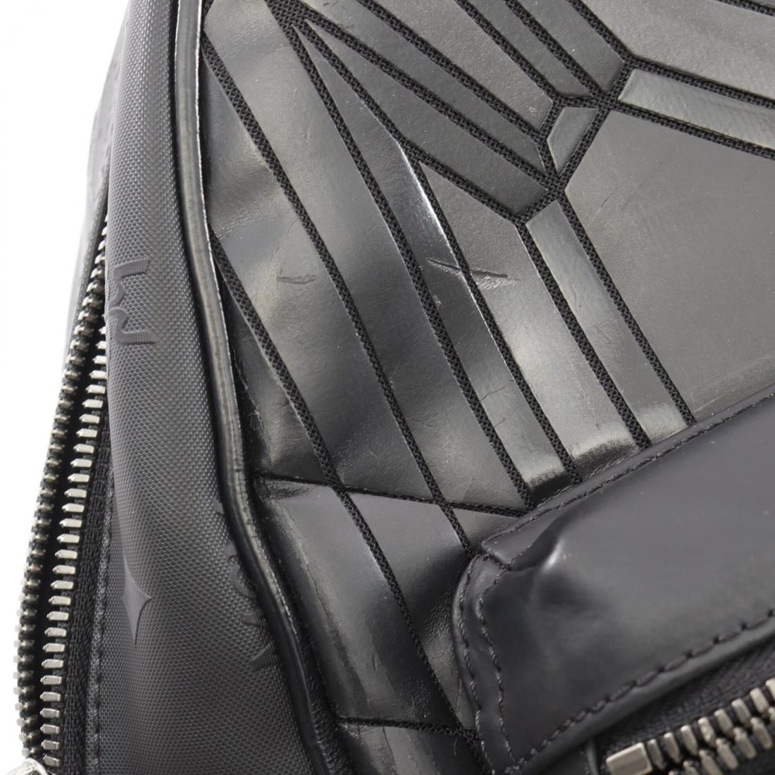 MCM Bionic Backpack/Handbag, Polyamide, Men's/Women's, Black - 8