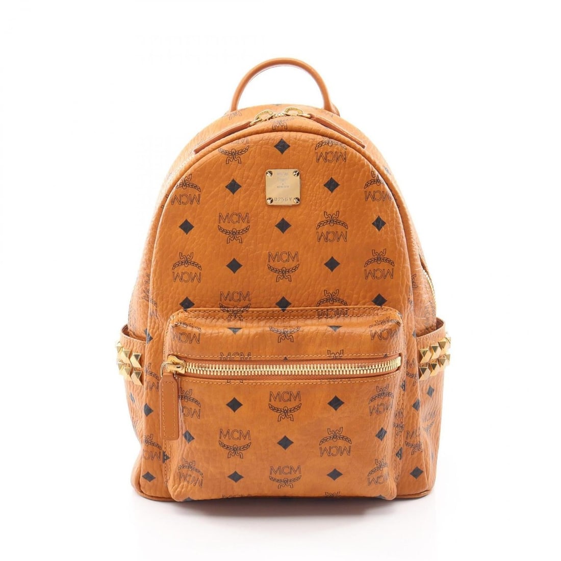MCM Visetos Backpack/Handbag, Leather, Women's, Brown: --- Catalog ---Category: SizeSize (HxWxD): 32cm x 26cm x 12cm / 12.59'' x 10.23'' x 4.72''Category: DesignType: BackpackColor: BrownGender: WomenMaterial: Leather Category: GeneralBrand: MCM--- Item L