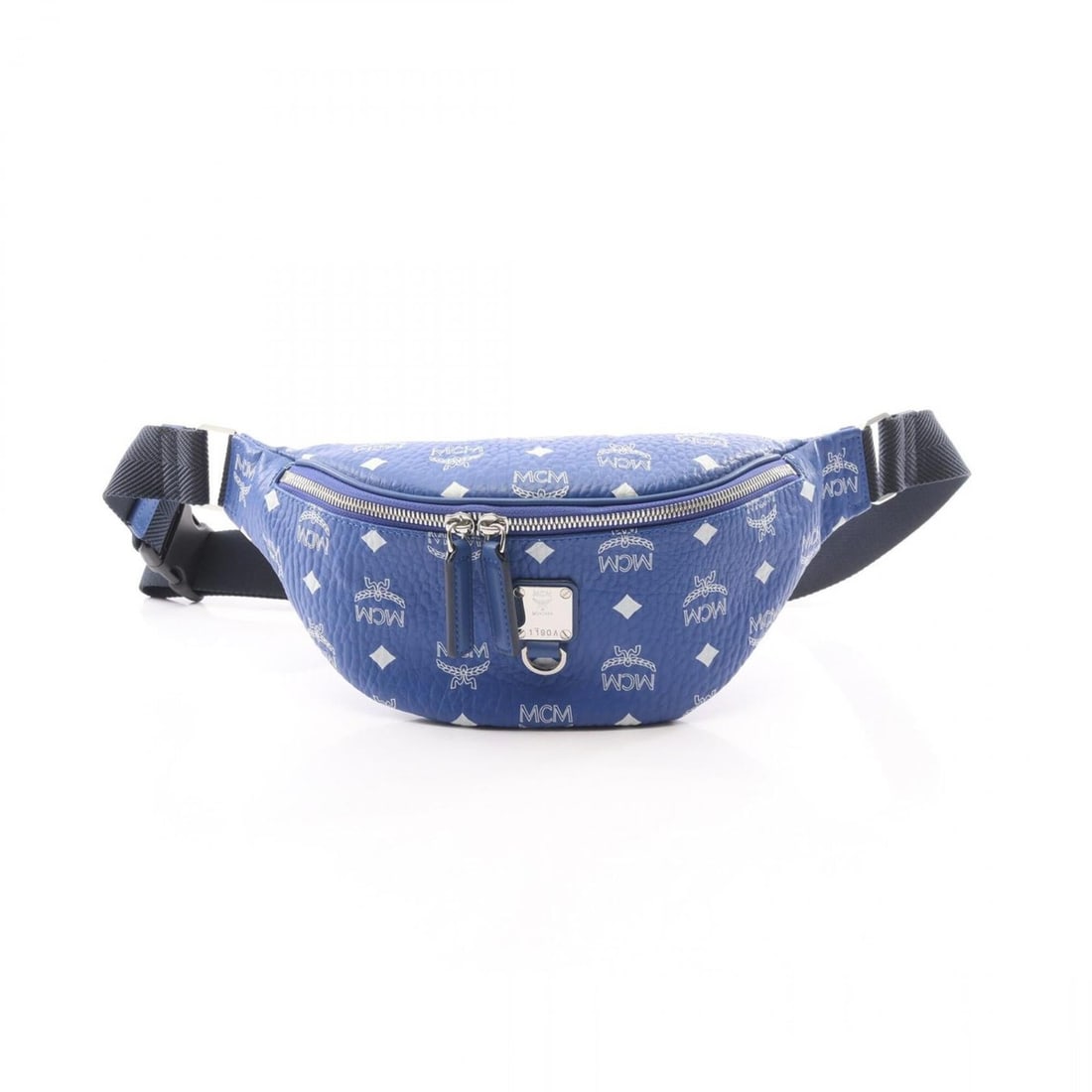 MCM Visetos Waist Bag/Handbag, Coated Canvas Leather, Men's, Blue: --- Catalog ---Category: SizeSize (HxWxD): 18cm x 32cm x 10cm / 7.08'' x 12.59'' x 3.93''Category: DesignType: Fanny packColor: BlueGender: Men,WomenMaterial: Coated canvas , Leather Category: General