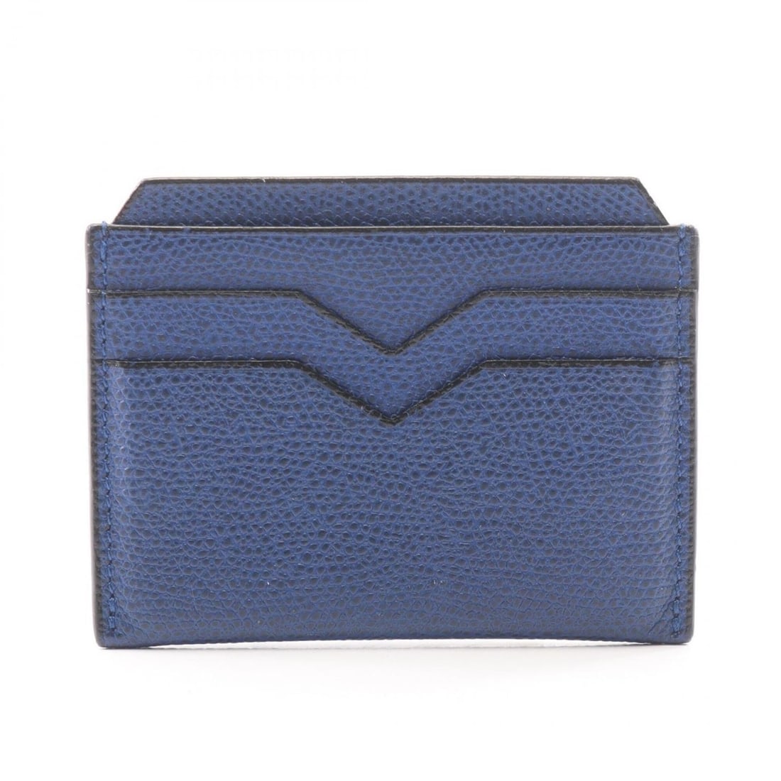 Valextra business card holder/card case, leather, men's accessory, blue.: --- Catalog ---Category: DesignType: Card caseColor: BlueGender: MenMaterial: Leather Category: GeneralBrand: ValextraCategory: Physical PropertiesSize (HxWxD): 8cm x 10cm x 1cm / 3.14'' x 3.93'' x 0.