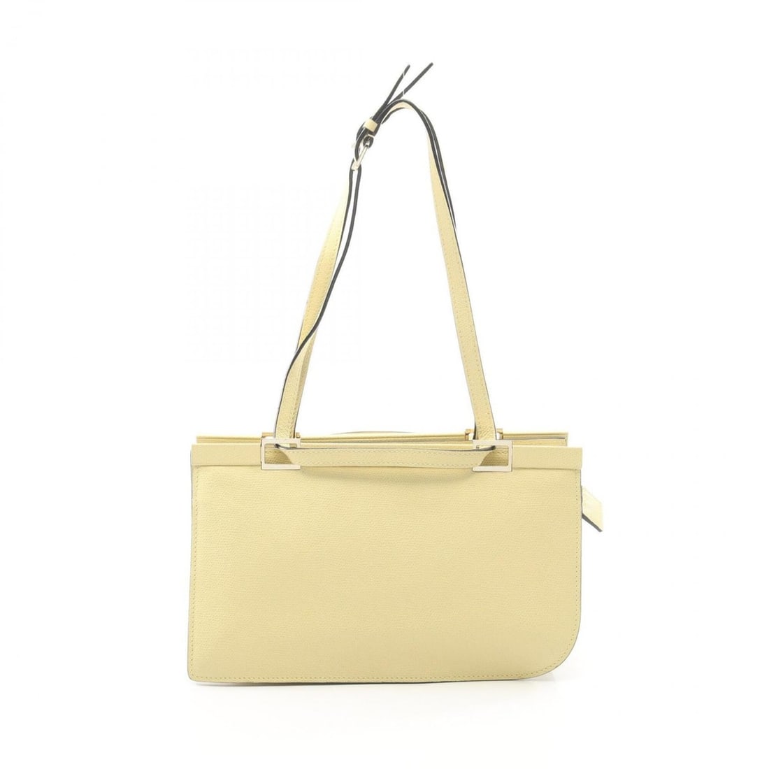 Valextra 2-Way Shoulder Bag/Handbag, Leather, Women's, Yellow