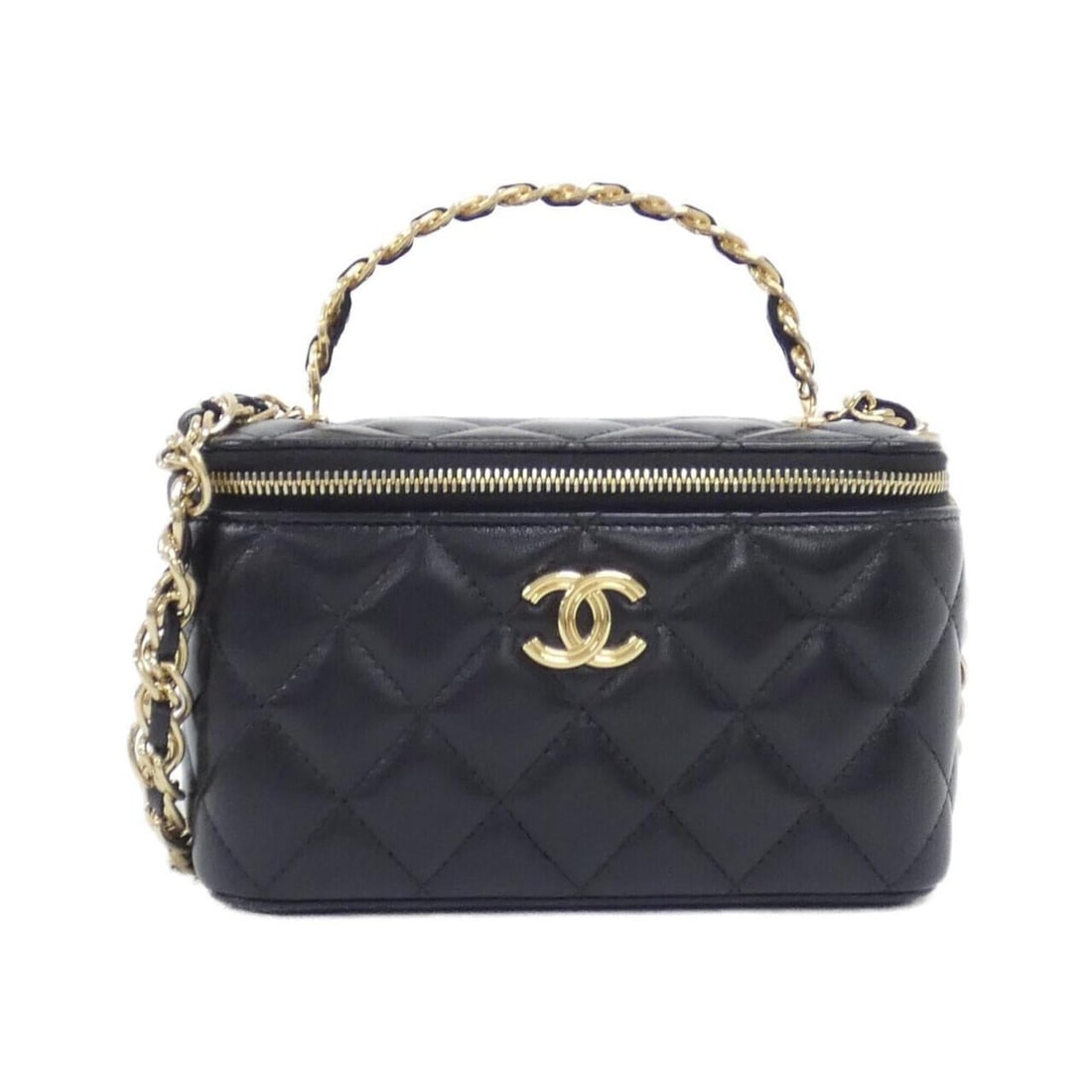 Chanel AP3315 handbag: --- Catalog ---Category: SizeSize (HxWxD): 10cm x 16cm x 8cm / 3.93'' x 6.29'' x 3.14''Category: DesignType: HandbagColor: BlackGender: WomenMaterial: Leather Leather/Fur Type: LambskinCategory: