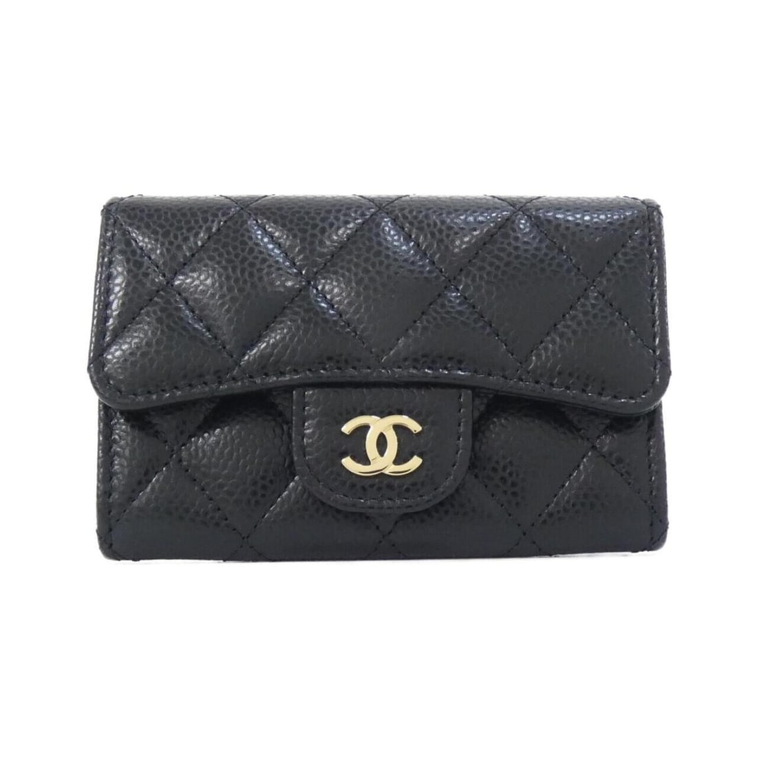 Chanel Timeless Classic Line AP0214 Business Card Holder/Card Case: --- Catalog ---Category: DesignType: Card caseColor: BlackGender: WomenMaterial: Grained Calfskin Category: GeneralMPN: AP0214Brand: ChanelCategory: Physical PropertiesSize (HxWxD): 8cm x 11cm x 2cm