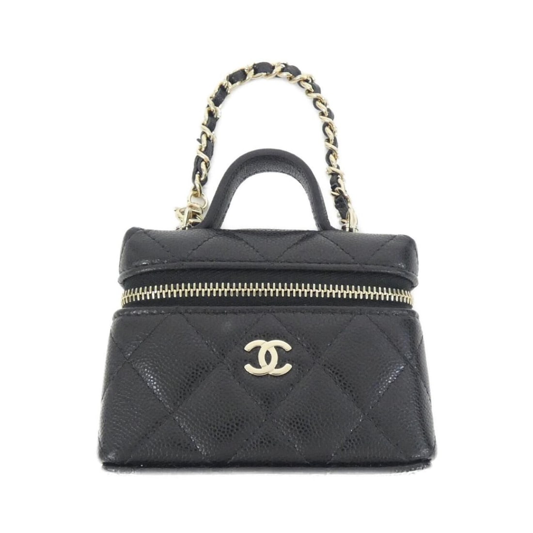 Chanel Timeless Classic Line AP4897 Accessory Bag Charm: --- Catalog ---Category: SizeSize (HxWxD): 13.00mm x 11.50mm / 0.51'' x 0.45''Category: DesignType: Handbag charmColor: BlackGender: WomenMaterial: LeatherLeather/Fur Type: Grained CalfskinCategory: