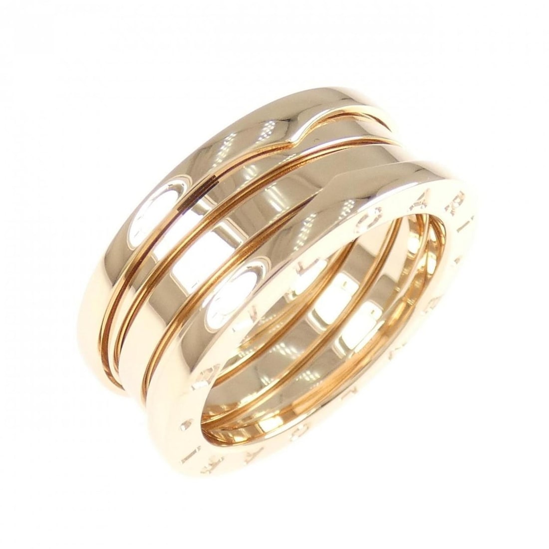 Bvlgari B.zero1 3-band ring: --- Catalog ---Category: SizeUS Size: 9.5Brand Size: 59Category: DesignType: Band ringColor: Pink goldGender: Women,MenMaterial: Pink gold (18K)Category: GeneralBrand: Bvlgari--- Item List ---Section: