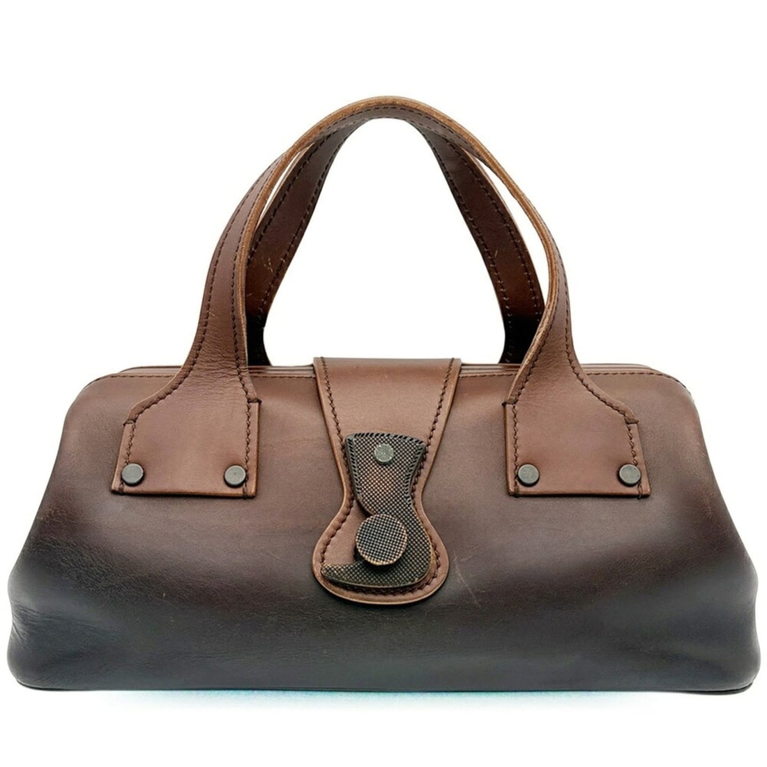 Gucci Doctor's Bag 105378 Leather Brown Wood Gradient (1 of 20)