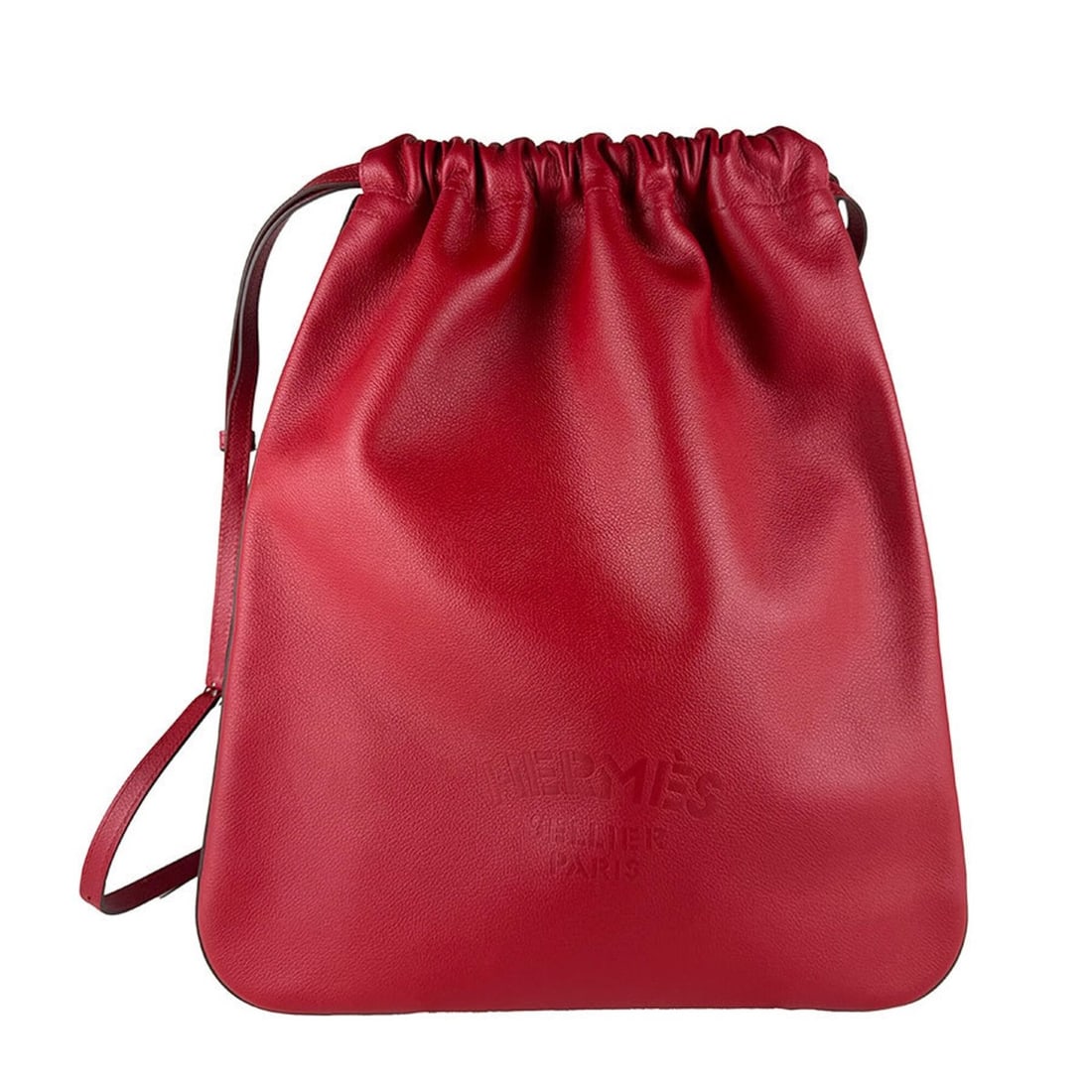 Hermes HERMES Backpack Shoulder Bag Bridado Evercolor Rouge Piment Women's z10933: --- Catalog ---Category: SizeSize (HxWxD): 40cm x 34cm x 1cm / 15.74'' x 13.38'' x 0.39''Category: DesignType: Backpack, Shoulder bagColor: Red colorGender: WomenMaterial: Leather Category: