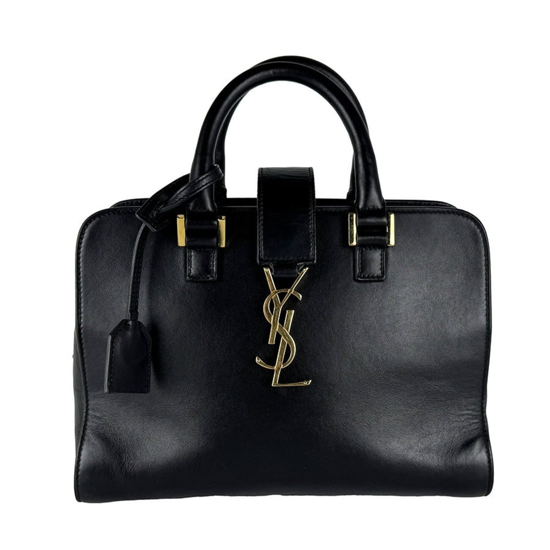Saint Laurent Baby Cabas handbag, leather, black and gold, women's, 472466 z10921: --- Catalog ---Category: SizeSize (HxWxD): 18cm x 25cm x 12cm / 7.08'' x 9.84'' x 4.72''Category: DesignType: HandbagColor: BlackGender: WomenMaterial: Leather Category: GeneralMPN: 472466Brand: