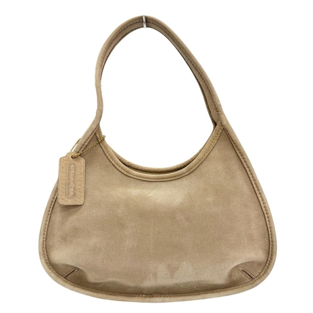 COACH Vintage 4399 Old Coach Nubuck Leather One-Shoulder Bag Handbag Beige Women's: --- Catalog ---Category: SizeSize (HxWxD): 15cm x 26.5cm x 5cm / 5.9'' x 10.43'' x 1.96''Category: DesignType: Handbag, Shoulder bagColor: BeigeGender: WomenMaterial: Leather Leather/Fur Type: Nubuck 