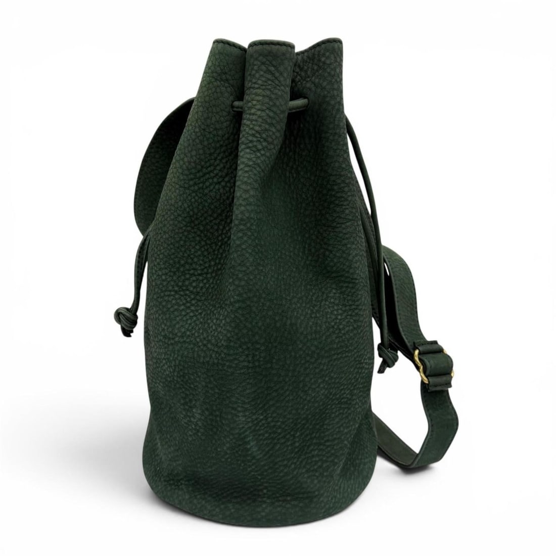 COACH Vintage Old Coach Nubuck Leather Drawstring One-Shoulder Bag, Green, Rare Color, Made in: --- Catalog ---Category: SizeSize (HxWxD): 38cm x 34cm x 22cm / 14.96'' x 13.38'' x 8.66''Category: DesignType: Shoulder bagColor: GreenGender: WomenMaterial: Leather Leather/Fur Type: Nubuck leatherC