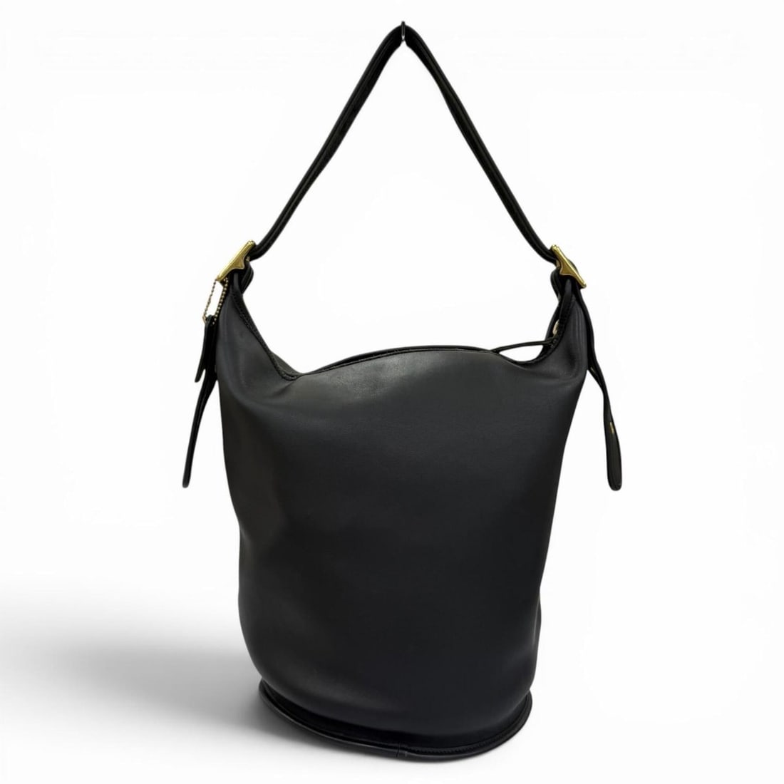 COACH Vintage 9085 Old Coach Glove Leather Bucket Handbag Shoulder Bag Black Women's: --- Catalog ---Category: SizeSize (HxWxD): 35cm x 36cm x 23cm / 13.77'' x 14.17'' x 9.05''Category: DesignType: Handbag, Shoulder bagColor: BlackGender: WomenMaterial: Leather Category: GeneralMPN: 90