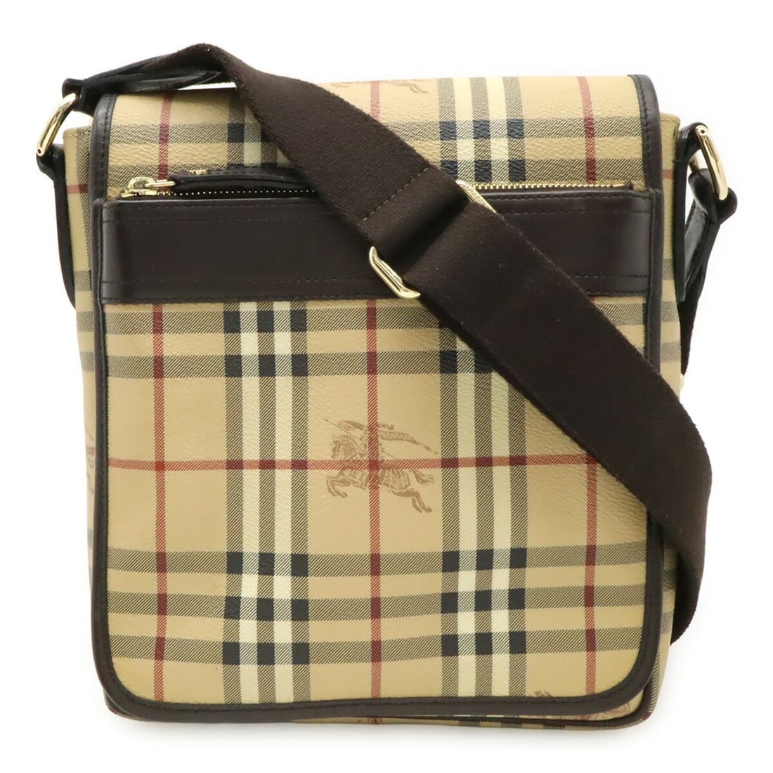 BURBERRY Nova Check shoulder bag/handbag in leather, beige/dark brown.: --- Catalog ---Category: SizeSize (HxWxD): 29cm x 23cm x 6cm / 11.41'' x 9.05'' x 2.36''Category: DesignType: Handbag, Shoulder bagColor: Beige, Bordeaux, Dark brownGender: Women,MenMaterial: Coated c