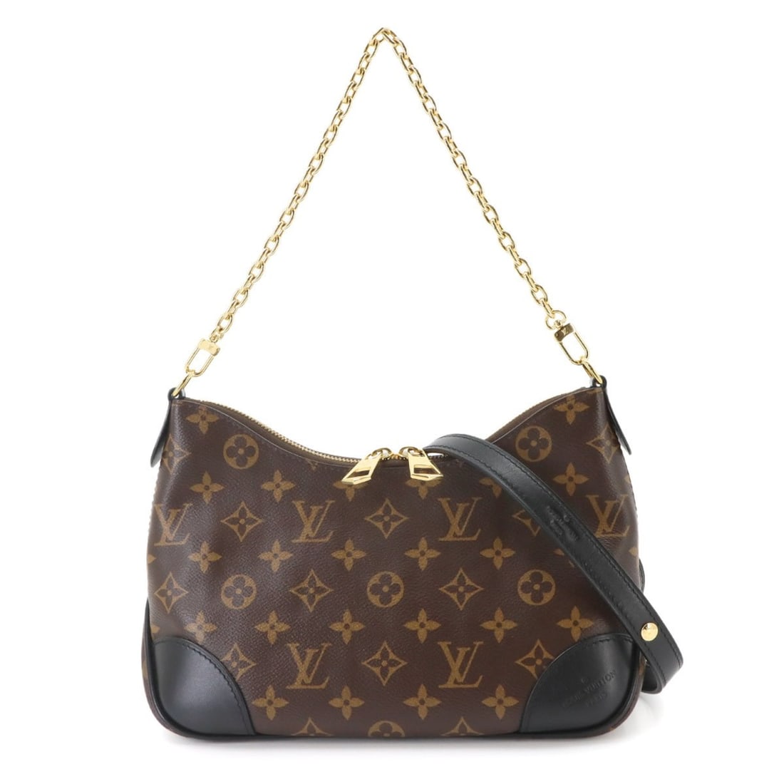 Louis Vuitton Monogram Boulogne PM 2-way Shoulder Handbag Noir M45831 RFID (1 of 10)