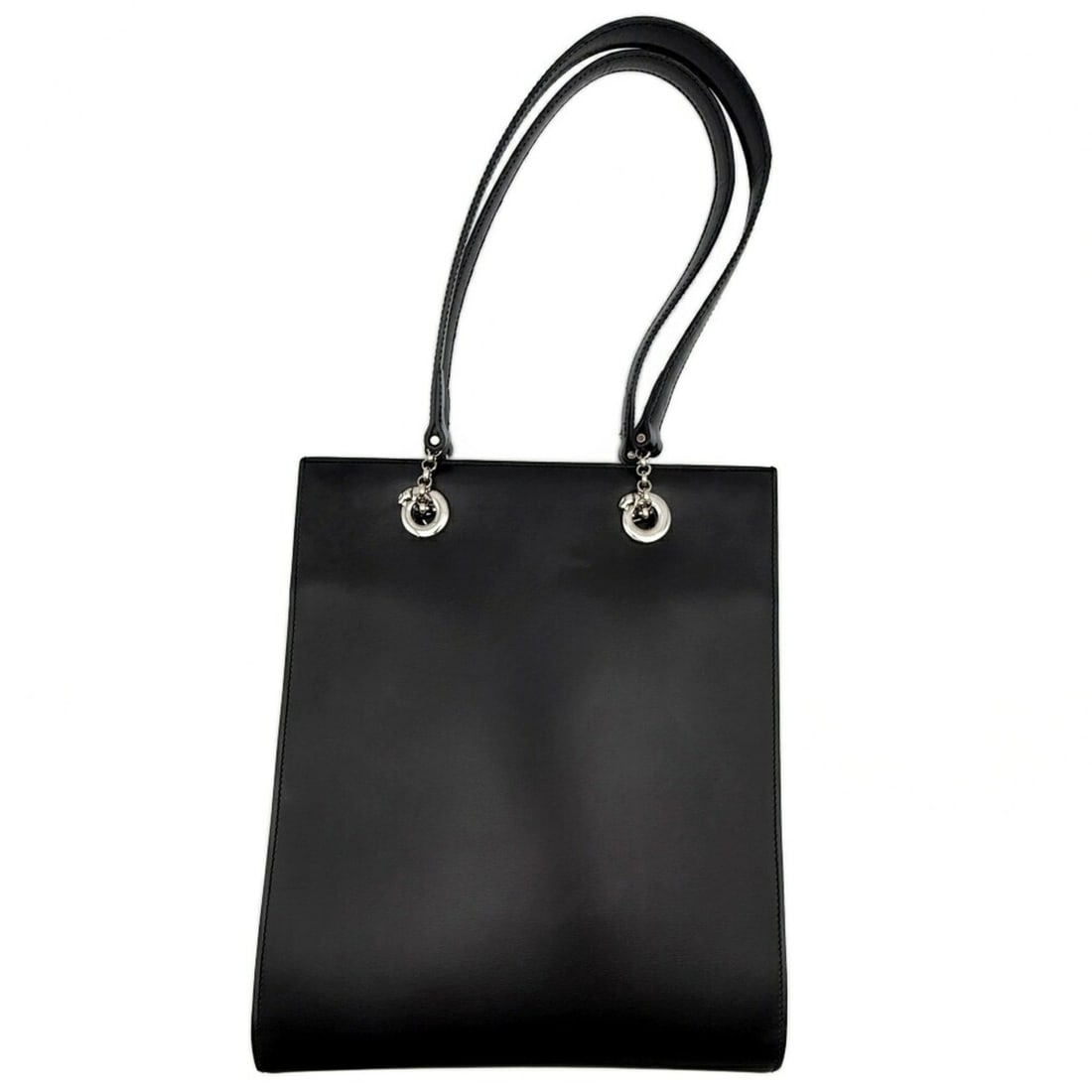 Cartier Panthère Tote Bag, Leather, Black Leopard Print: --- Catalog ---Category: SizeSize (HxWxD): 28cm x 23.8cm x 9cm / 11.02'' x 9.37'' x 3.54''Strap Length: 54cm / 21.25''Category: DesignType: Shoulder bag, Tote bagColor: BlackGender: WomenMaterial: Lea