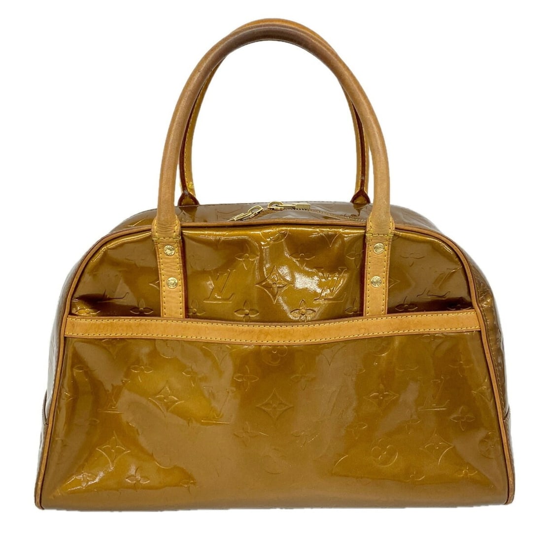 Louis Vuitton Vernis Tompkins Square Handbag M91103 Bronze Women's: --- Catalog ---Category: SizeSize (HxWxD): 22cm x 35cm x 16.5cm / 8.66'' x 13.77'' x 6.49''Category: DesignType: HandbagColor: BronzeGender: WomenCategory: GeneralMPN: M91103Brand: Louis Vuitton--- It
