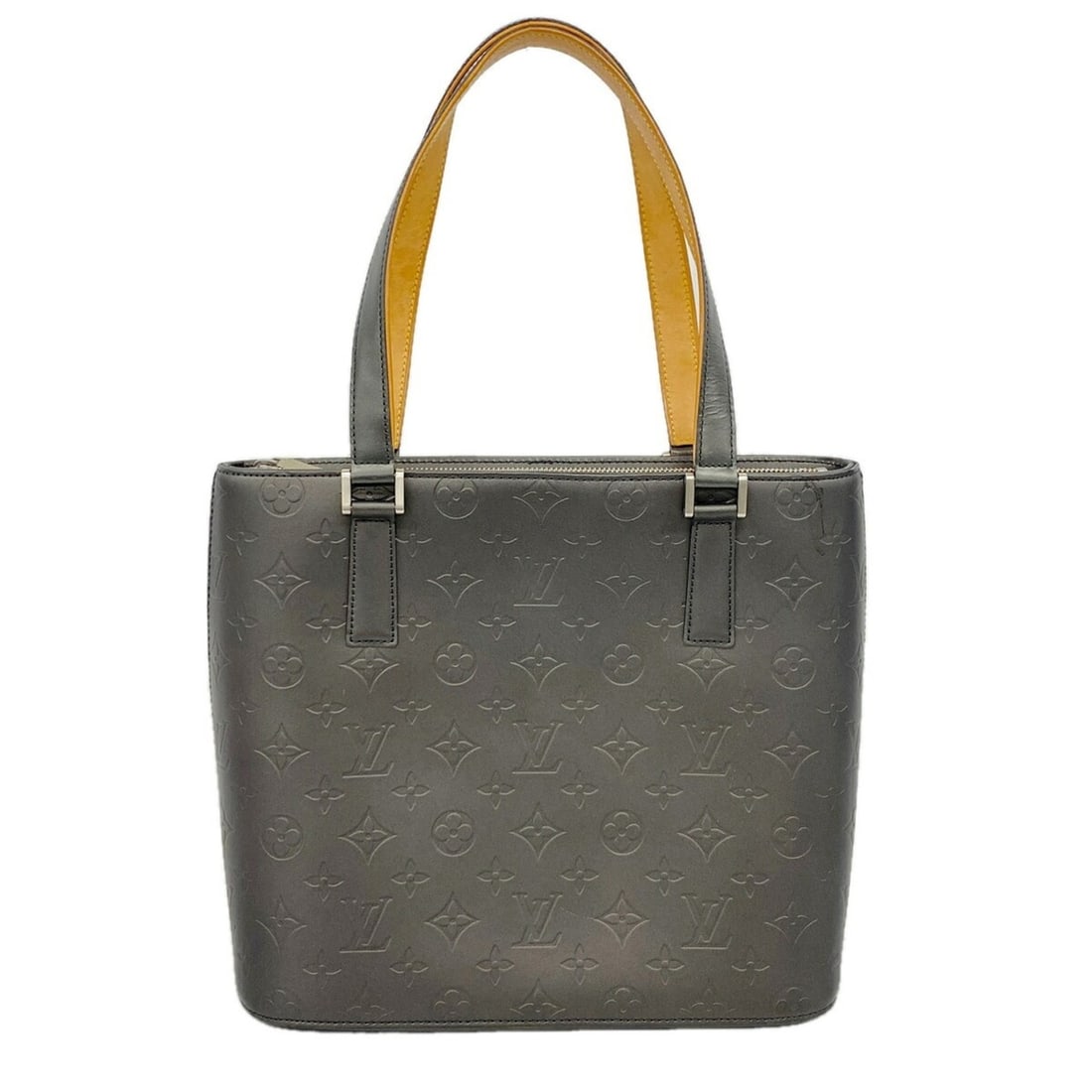 Louis Vuitton Monogram Mat Stockton Tote Bag M55112 Noir (Women's): --- Catalog ---Category: SizeSize (HxWxD): 26cm x 29cm x 14cm / 10.23'' x 11.41'' x 5.51''Category: DesignType: Tote bagColor: NoirGender: WomenCategory: GeneralMPN: M55112Brand: Louis Vuitton--- Item