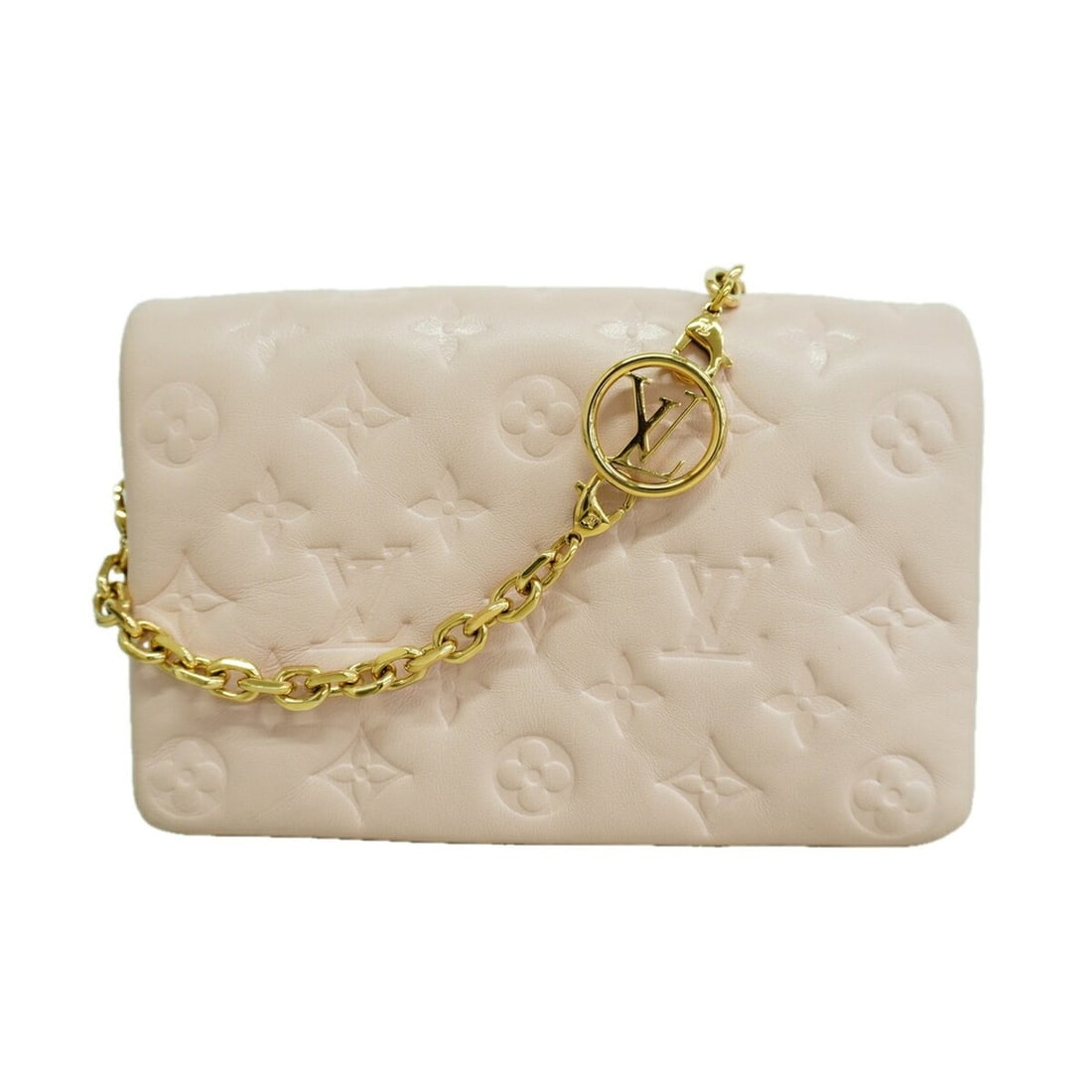 Louis Vuitton Monogram Coussin Pochette Shoulder Bag M80818 Rose Confetti (Women's): --- Catalog ---Category: SizeSize (HxWxD): 13cm x 20cm x 4.5cm / 5.11'' x 7.87'' x 1.77''Category: DesignType: Shoulder bagColor: PinkGender: WomenCategory: GeneralMPN: M80818Brand: Louis Vuitton--- I