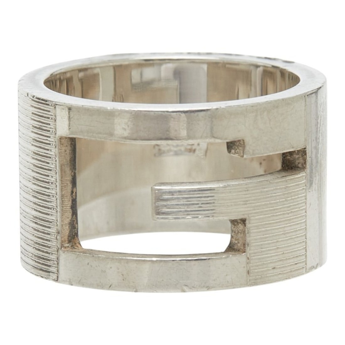 Gucci Branded G Ring, Size #11, SV925 Silver, Women's GUCCI (1 of 14)