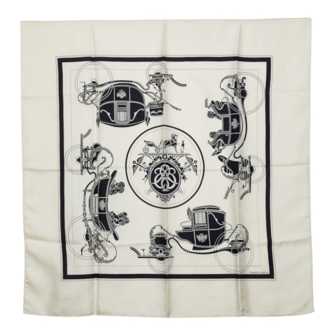 Hermes Carre 90 Ex-Libris Scarf, Large White/Black, Women's: --- Catalog ---Category: SizeSize (LxW): 79cm x 78cm / 31.1'' x 30.7''Category: DesignType: ScarfColor: Black, WhiteGender: WomenCategory: GeneralBrand: Hermes--- Item List ---Section: ConditionRankin