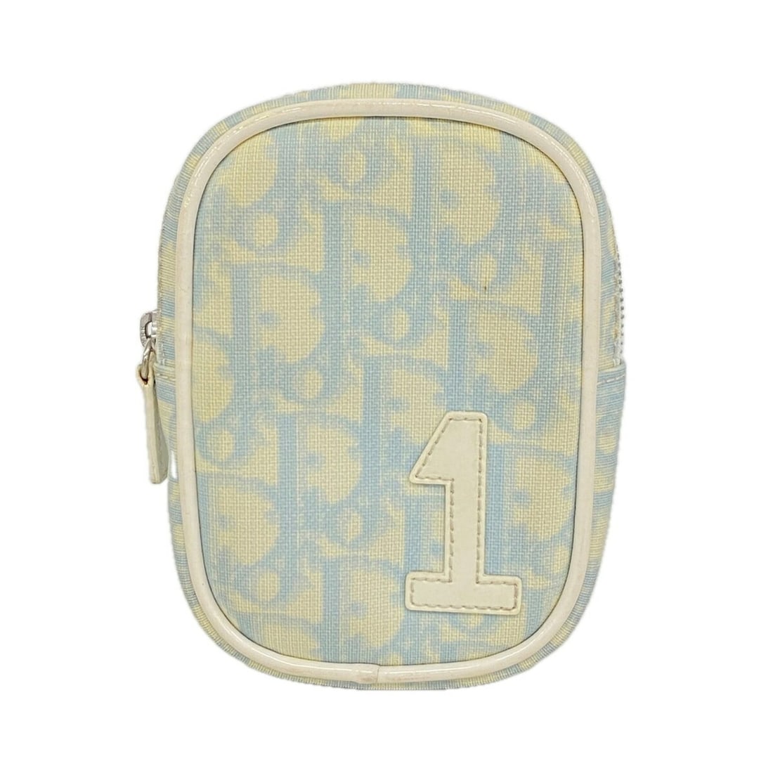 Christian Dior Bag/Pouch, Trotter, Light Blue, Women's, P3488259: --- Catalog ---Category: SizeSize (HxWxD): 12.5cm x 9cm x 3cm / 4.92'' x 3.54'' x 1.18''Category: DesignType: PouchColor: Light blueGender: WomenMaterial: PVC Hardware Color: SilverCategory: GeneralBr