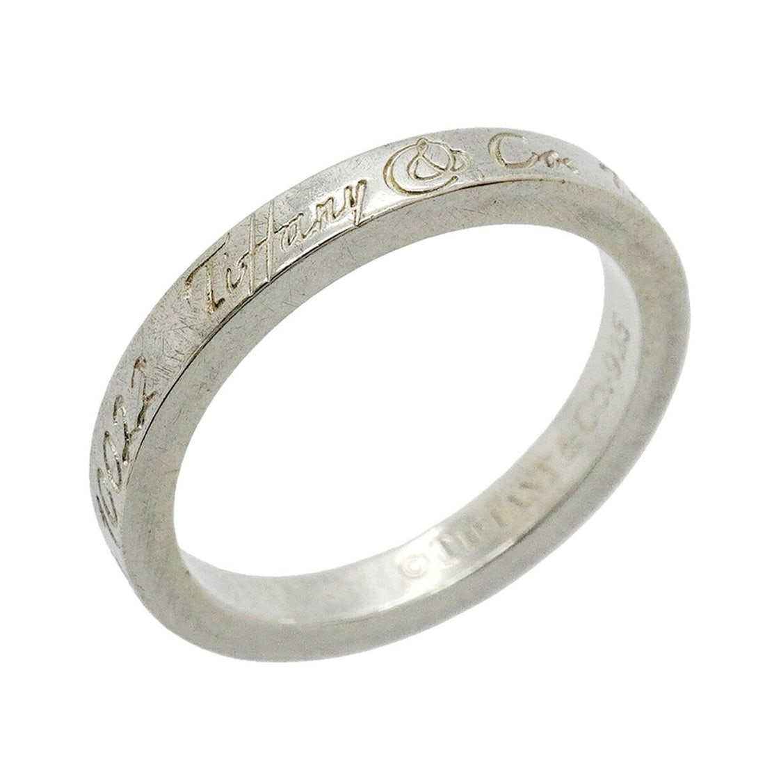 Tiffany & Co. Notes Ring, Sterling Silver 925, Size 11.5 (Women's): --- Catalog ---Category: SizeJP Size: 11.5US Size: 6Category: DesignType: Band ringGender: WomenMaterial: Silver 925Category: GeneralBrand: Tiffany--- Item List ---Section: ConditionRanking: Rank AB U