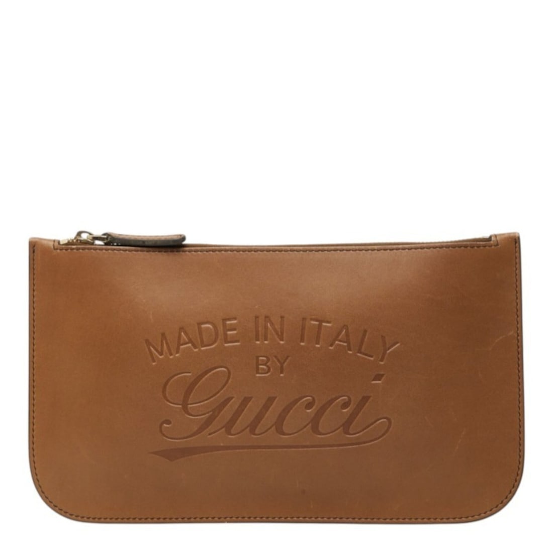 Gucci handbag pouch 247209 brown leather women's GUCCI: --- Catalog ---Category: SizeSize (HxWxD): 13.5cm x 24cm x 3.00mm / 5.31'' x 9.44'' x 0.11''Category: DesignType: Handbag, PouchColor: BrownGender: WomenMaterial: Leather Category: GeneralMPN: 247209B