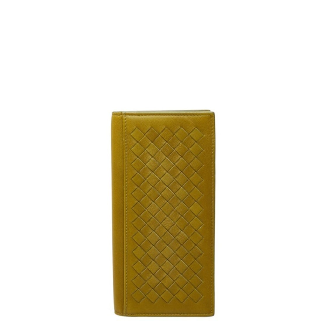 Bottega Veneta Intrecciato Long Wallet, Green Leather, Women's BOTTEGAVENETA: --- Catalog ---Category: SizeSize (HxWxD): 8.5cm x 18cm x 1cm / 3.34'' x 7.08'' x 0.39''Category: DesignType: Long wallet (bi-fold)Color: GreenGender: WomenMaterial: Intrecciato Category: GeneralBrand