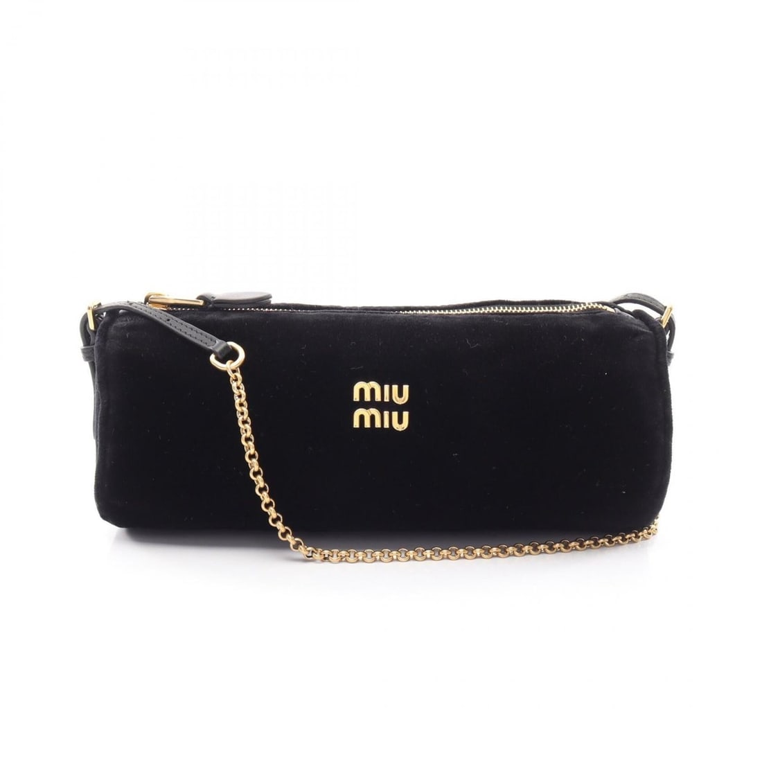 Miu Miu Miu Shoulder Pouch Bag Handbag Fabric Leather Women's Black 5NE851: --- Catalog ---Category: SizeSize (HxWxD): 9.5cm x 22cm x 9.5cm / 3.74'' x 8.66'' x 3.74''Category: DesignType: Handbag, Pouch, Shoulder bagColor: BlackGender: WomenMaterial: Fabric , Leather Category
