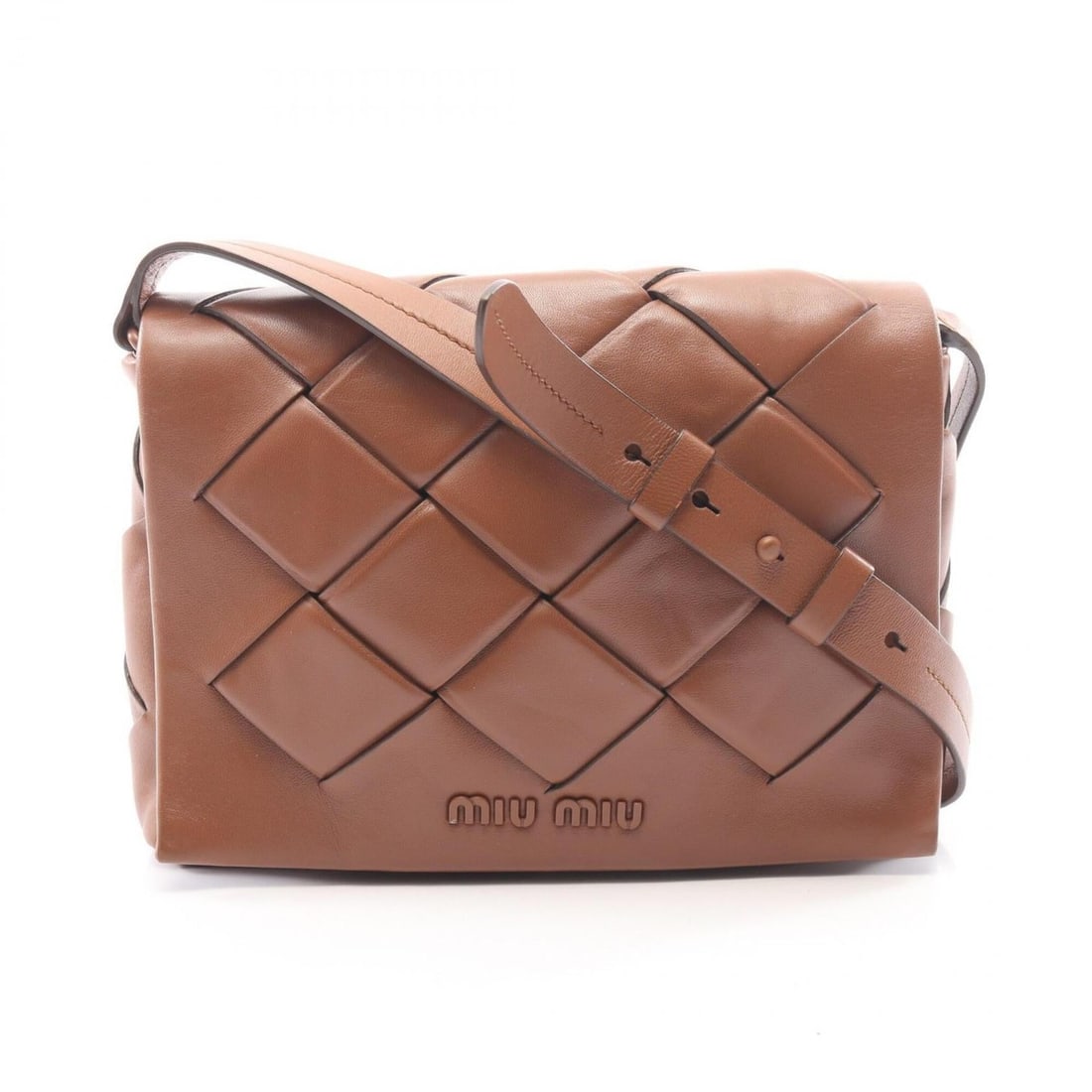 Miu Miu Miu shoulder bag/handbag, leather, women's, brown.: --- Catalog ---Category: SizeSize (HxWxD): 20cm x 25cm x 7cm / 7.87'' x 9.84'' x 2.75''Category: DesignType: Handbag, Shoulder bagColor: BrownGender: WomenMaterial: Leather Category: GeneralBrand: Miu