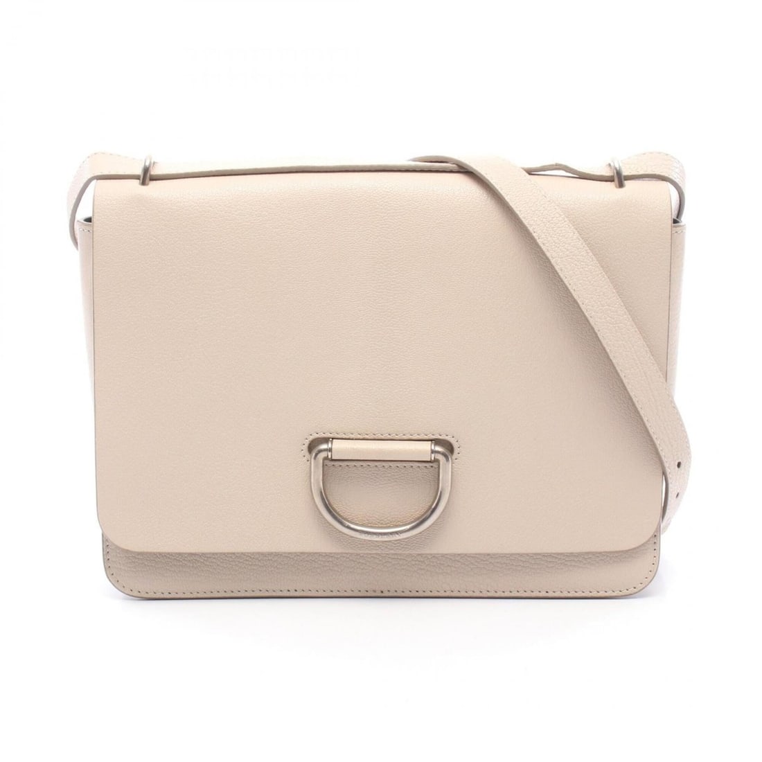 Burberry D-ring Shoulder Bag/Handbag, Leather, Women's, Ivory: --- Catalog ---Category: SizeSize (HxWxD): 20.5cm x 26.5cm x 4.5cm / 8.07'' x 10.43'' x 1.77''Category: DesignType: Handbag, Shoulder bagColor: IvoryGender: WomenMaterial: Leather Category: GeneralBra