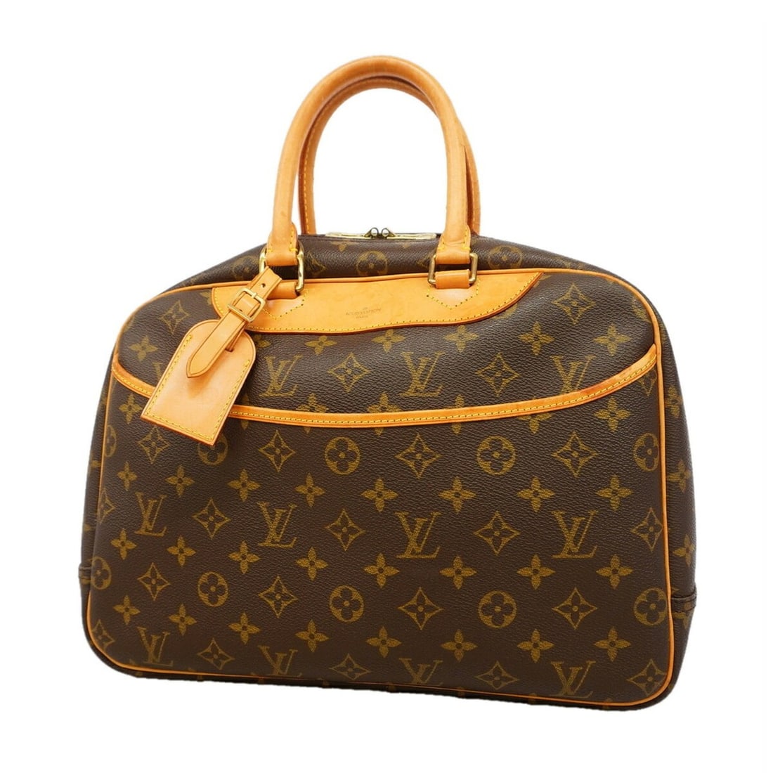 Louis Vuitton Monogram Deauville Handbag M47270 Brown Women's: --- Catalog ---Category: SizeSize (HxWxD): 26cm x 34cm x 13cm / 10.23'' x 13.38'' x 5.11''Category: DesignType: HandbagColor: BrownGender: WomenCategory: GeneralMPN: M47270Brand: Louis Vuitton--- Item