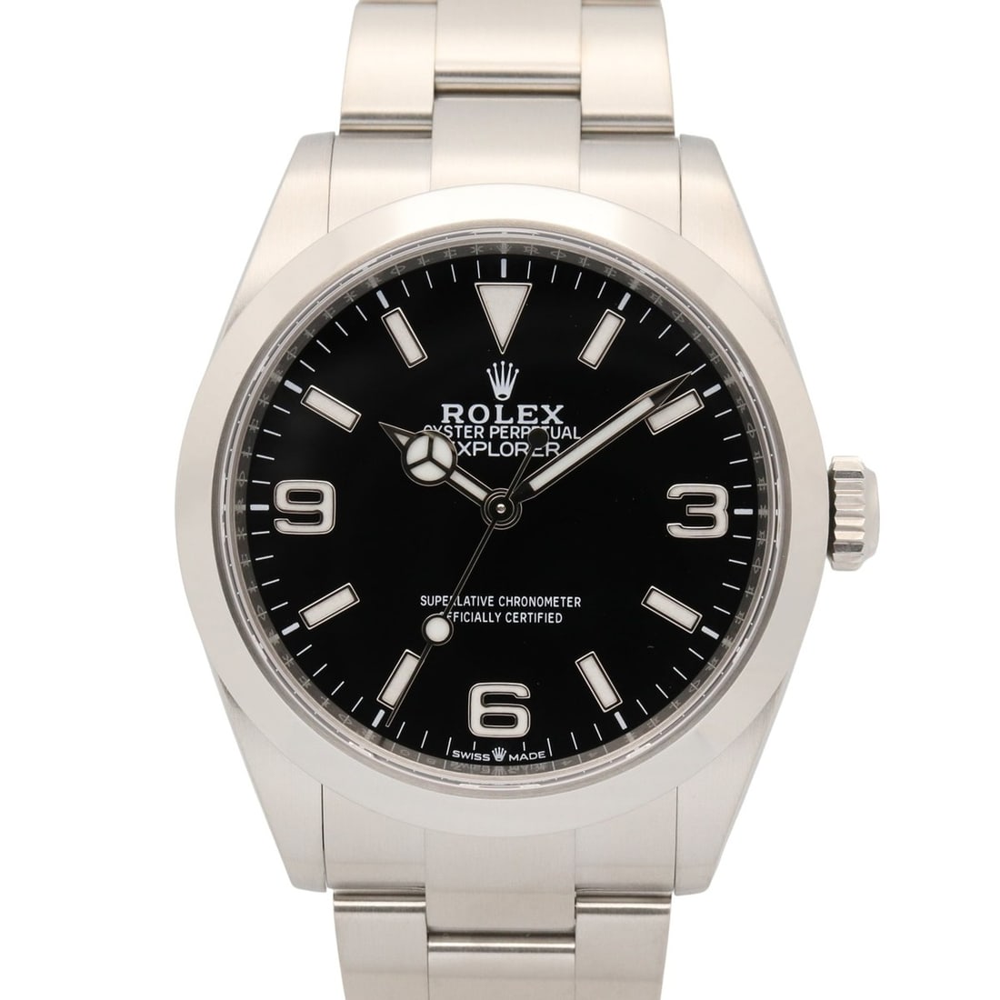 Rolex Explorer 1 Random Serial Number Watch, Stainless Steel, Men's, Black, 224270: --- Catalog ---Category: SizeWrist Size: 18cm / 7.08''Case Diameter: 40mm / 1.57''Category: DesignType: WristwatchGender: MenColor (Dial): BlackMaterial (Band): Stainless steelMaterial (Case): Stainle