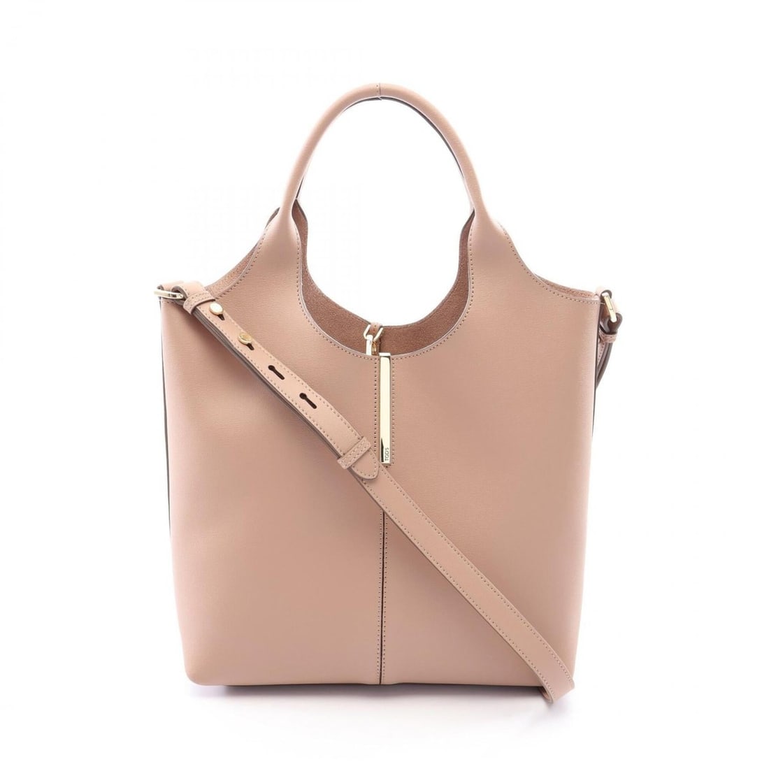 TOD'S 2-Way Tote Bag/Handbag, Leather, Women's, Pink (XBWEBRF0200UBL) (1 of 10)