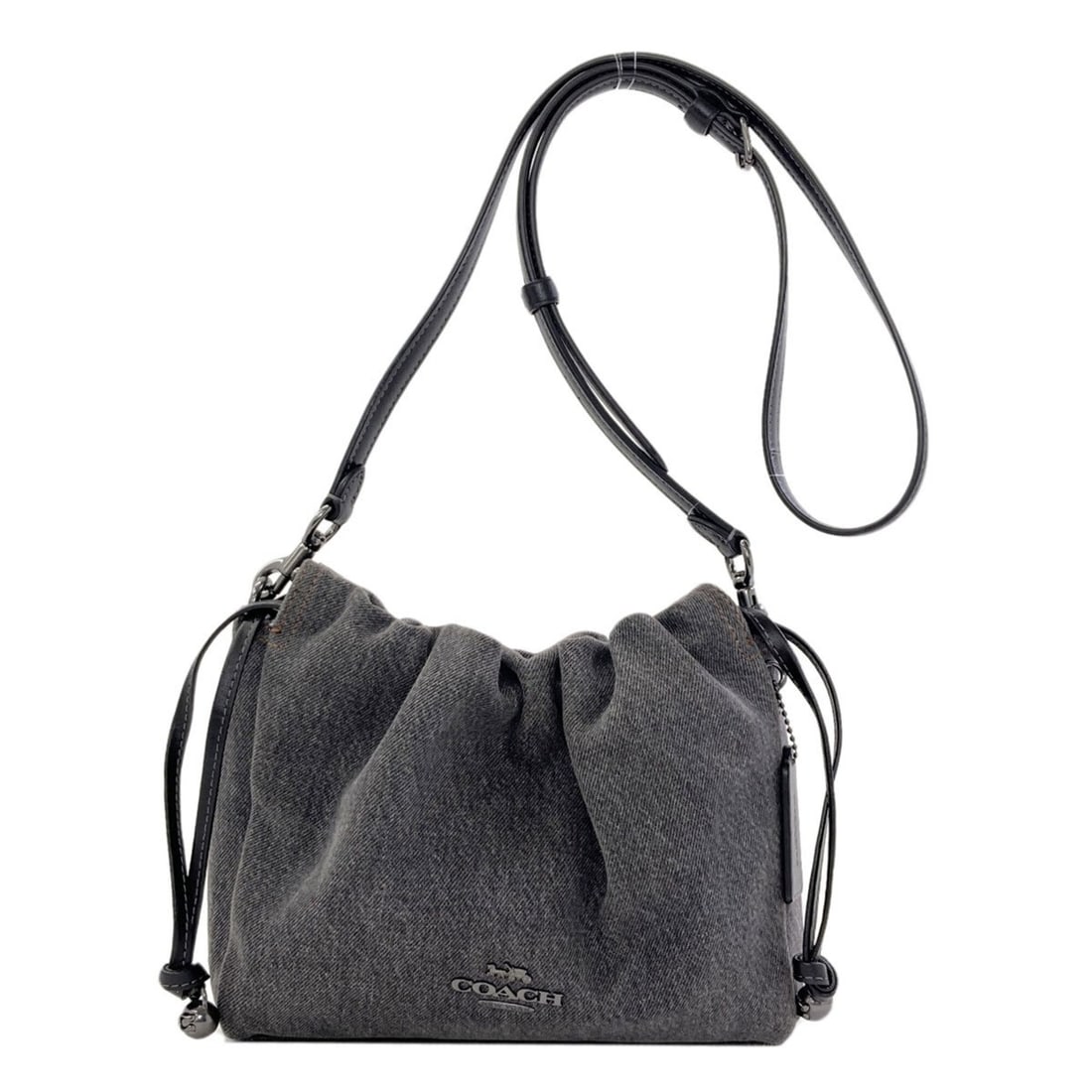 Coach CAK36 Faye Drawstring Shoulder Bag, Denim, Women's COACH (1 of 18)