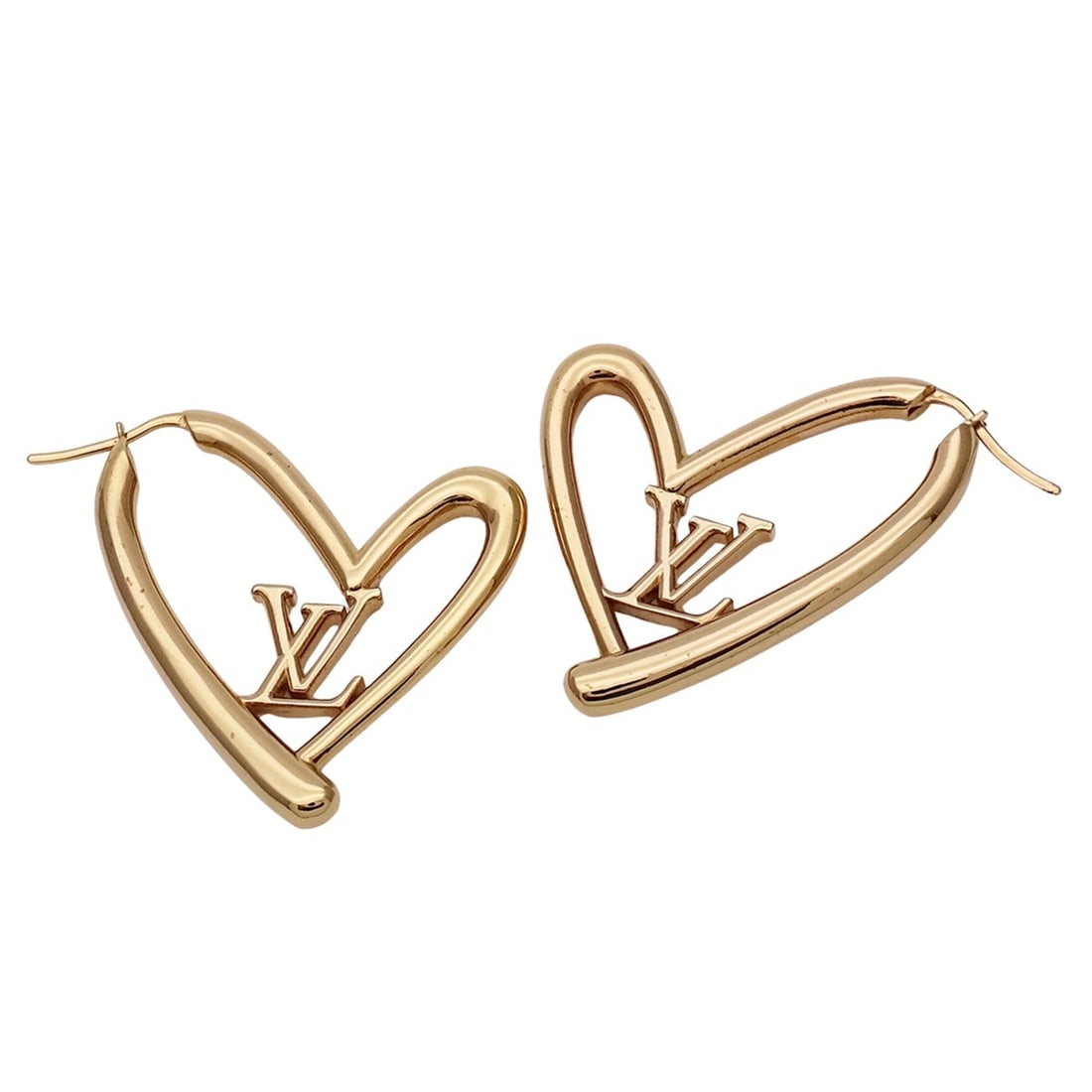 Louis Vuitton LOUIS VUITTON Earrings for Women, Brand Name, Bouclédreilles Heart Falling in Love GM: --- Catalog ---Category: SizeStone Size (HxW): 42.00mm x 35.00mm / 1.65'' x 1.38''Category: DesignColor: GoldGender: WomenCategory: GeneralBrand: Louis Vuitton--- Item List ---Section: ConditionRankin