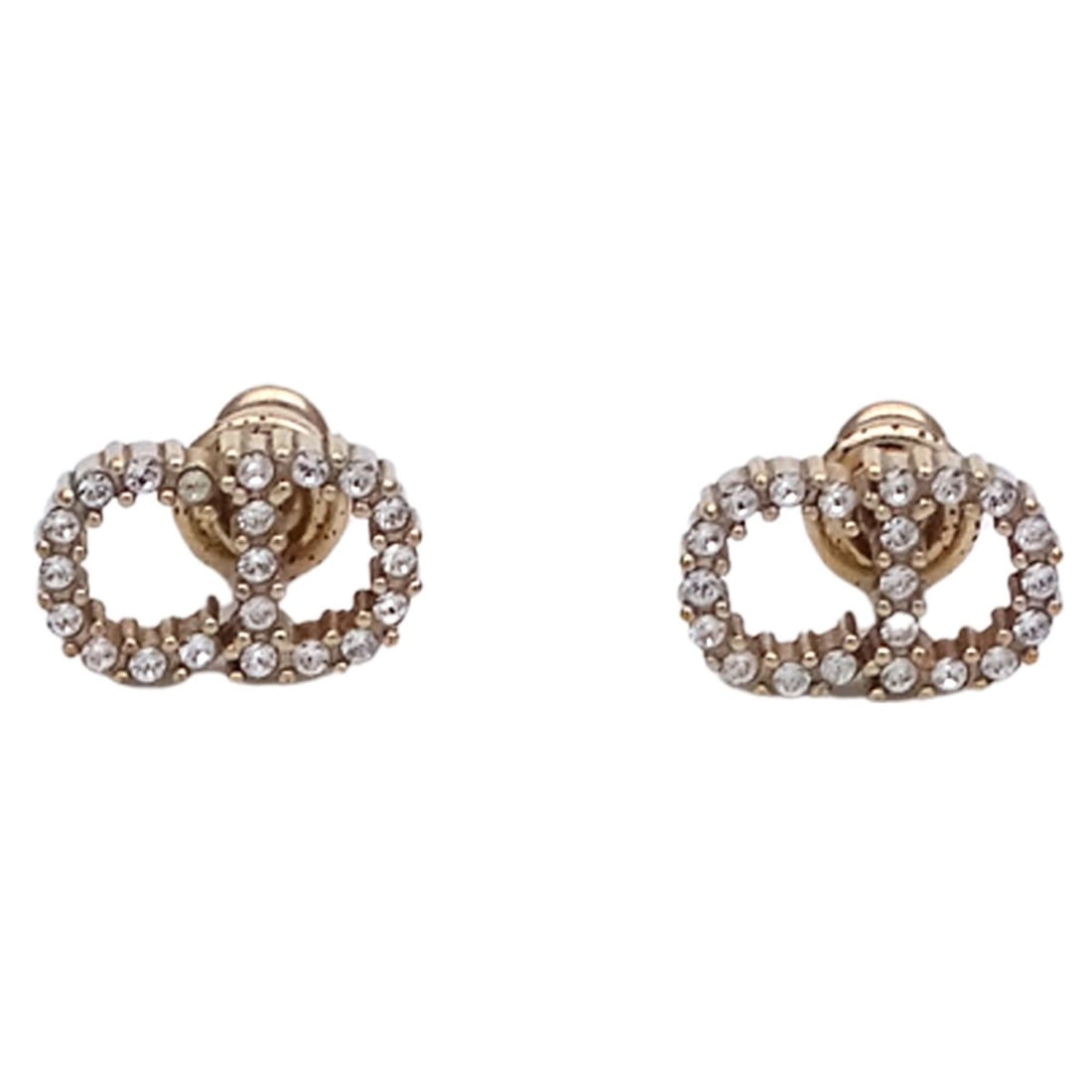 Christian Dior Dior Earrings for Women, Brand Name, Rhinestone, Gold Accessory: --- Catalog ---Category: SizeStone Size (HxW): 7.00mm x 10.10mm / 0.28'' x 0.40''Category: DesignColor: GoldGender: WomenMaterial: RhinestoneCategory: GeneralBrand: Christian Dior--- Item List ---Sect