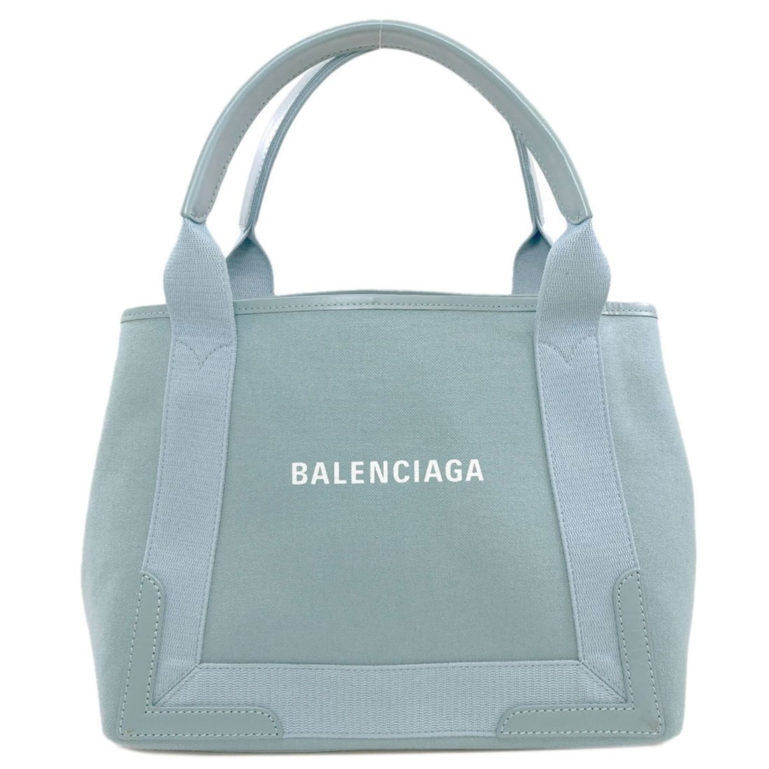 Balenciaga 339933 Navy Cabas Handbag Canvas Women's BALENCIAGA: --- Catalog ---Category: SizeSize (HxWxD): 23cm x 30cm x 17cm / 9.05'' x 11.81'' x 6.69''Handle Length: 37cm / 14.56''Category: DesignType: HandbagColor: Light blueGender: WomenMaterial: Canvas Catego