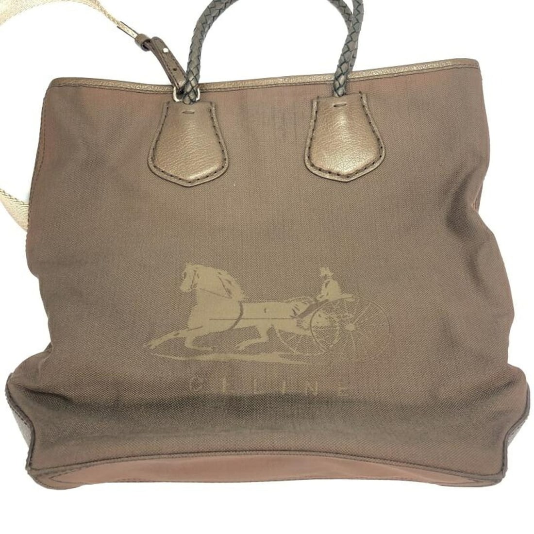 CELINE handbag tote bag Celine: --- Catalog ---Category: SizeSize (HxWxD): 35cm x 25cm x 11cm / 13.77'' x 9.84'' x 4.33''Category: DesignType: Handbag, Tote bagColor: BrownGender: Women,MenCategory: GeneralBrand: Celine--- Item List