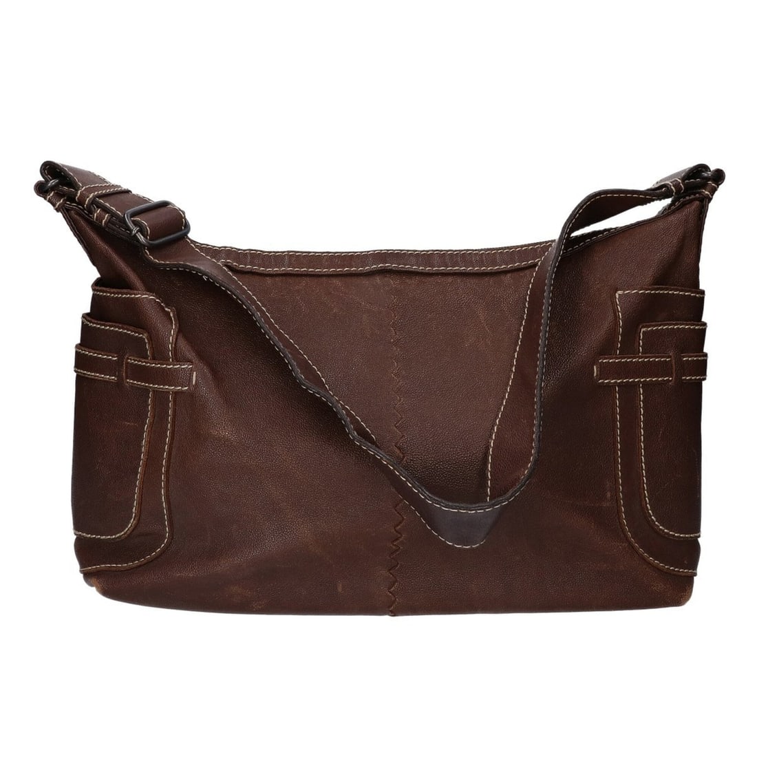 BOTTEGA VENETA 179335 Leather Shoulder Bag, Dark Brown, Men's: --- Catalog ---Category: SizeSize (HxWxD): 29cm x 42cm x 13cm / 11.41'' x 16.53'' x 5.11''Category: DesignType: Shoulder bagColor: Dark brownGender: MenMaterial: Leather Category: GeneralBrand: Botteg