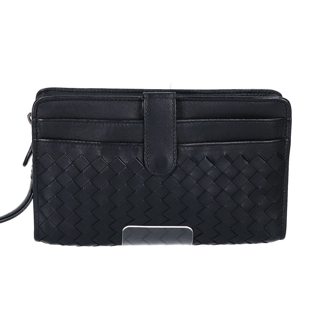BOTTEGA VENETA Bottega Veneta Leather Intrecciato Second Bag Clutch Black Men's: --- Catalog ---Category: SizeSize (HxWxD): 11.5cm x 18.5cm x 3cm / 4.52'' x 7.28'' x 1.18''Category: DesignType: Clutch bagColor: BlackGender: MenMaterial: Leather Category: GeneralBrand: Bottega Vene