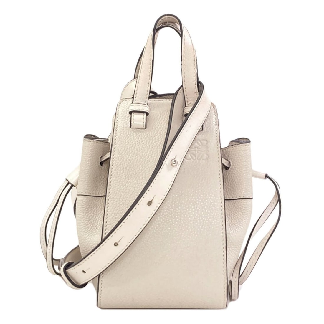 Loewe Hammock Mini 2-Way Handbag, Calfskin, Women's: --- Catalog ---Category: SizeSize (HxWxD): 19.5cm x 10.5cm x 17cm / 7.67'' x 4.13'' x 6.69''Strap Length: 64cm - 96cm / 25.19'' - 37.79''Handle Length: 14cm / 5.51''Category: DesignType: HandbagColor: