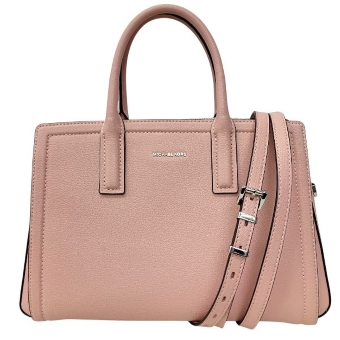 Michael Kors Laila Medium Satchel 30S5S91S2L Bag, Handbag, Shoulder Women's: --- Catalog ---Category: SizeSize (HxWxD): 22cm x 29.5cm x 10.5cm / 8.66'' x 11.61'' x 4.13''Category: DesignType: Handbag, Shoulder bagColor: Smoke pinkGender: WomenMaterial: Leather Category: Genera