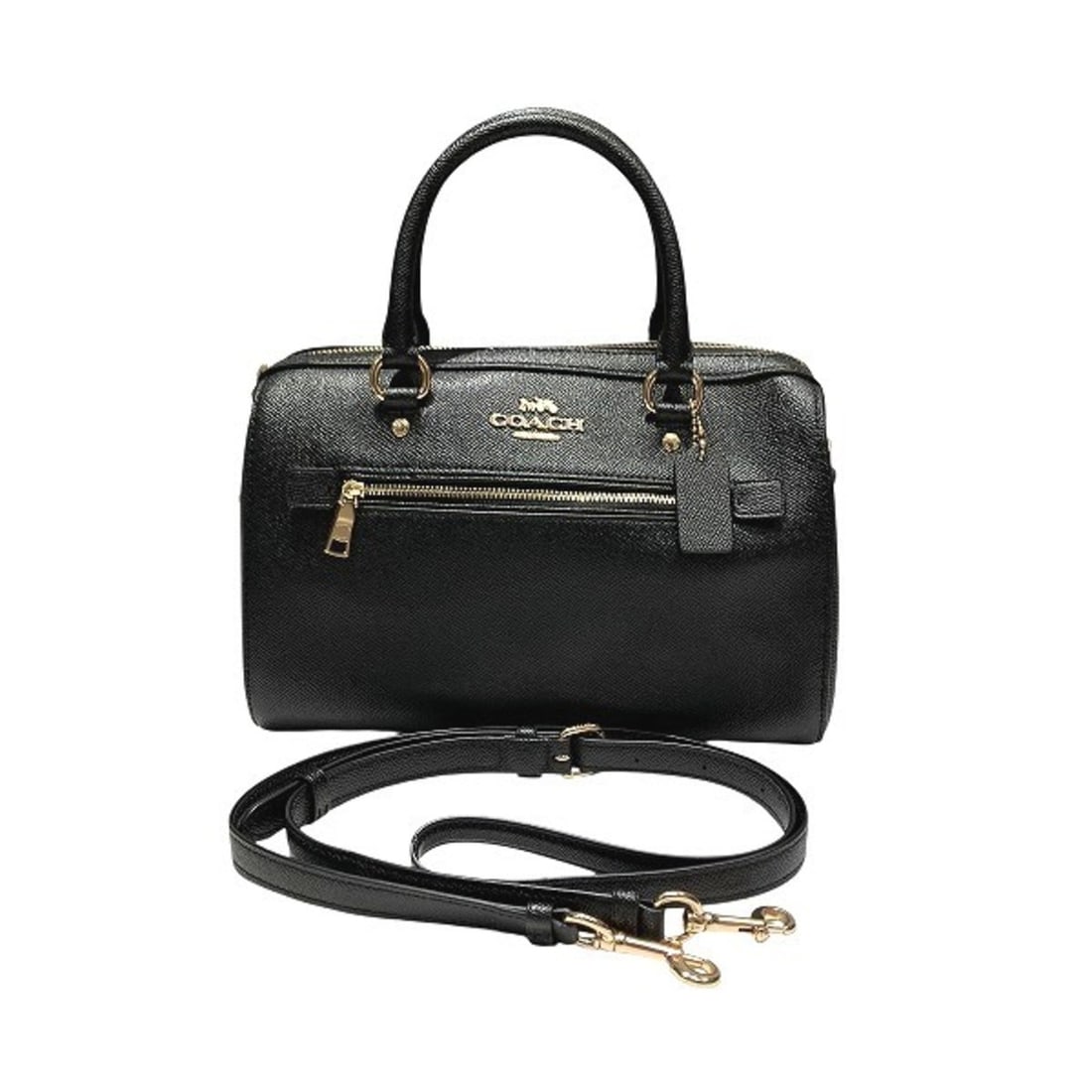 Coach F79946 Lowan Satchel Bag - 2-Way Bag, Handbag, Shoulder for Women: --- Catalog ---Category: SizeSize (HxWxD): 17cm x 25.5cm x 14cm / 6.69'' x 10.03'' x 5.51''Category: DesignType: Handbag, Shoulder bagColor: BlackGender: WomenMaterial: Leather Category: GeneralMPN: F