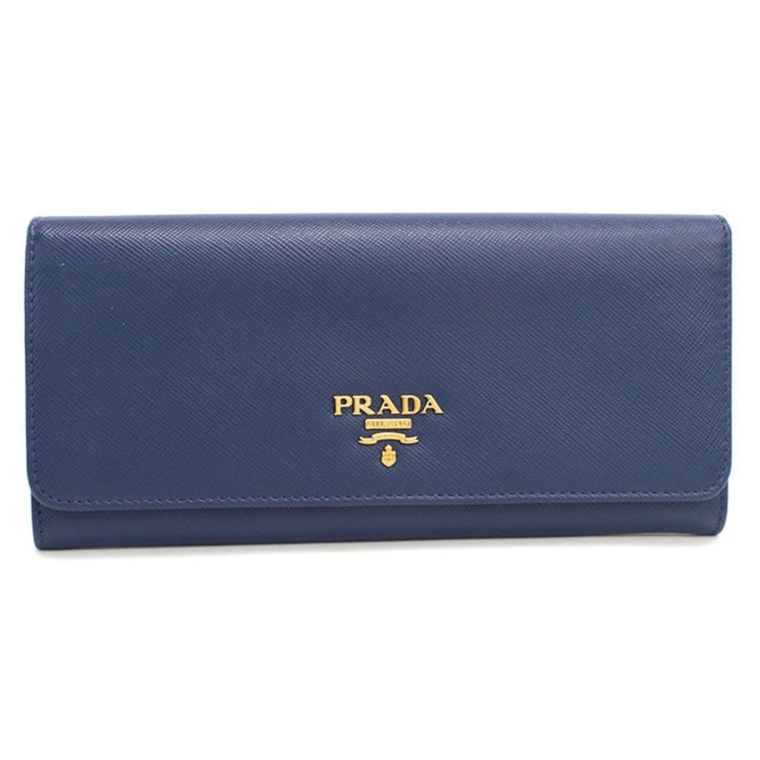 PRADA Prada Bi-fold Long Wallet 1MH132 Saffiano Leather Women's Blue: --- Catalog ---Category: SizeSize (HxWxD): 9cm x 19cm x 2cm / 3.54'' x 7.48'' x 0.78''Category: DesignType: Long wallet (bi-fold)Color: BlueGender: WomenMaterial: Leather Category: GeneralMPN: 1MH132B