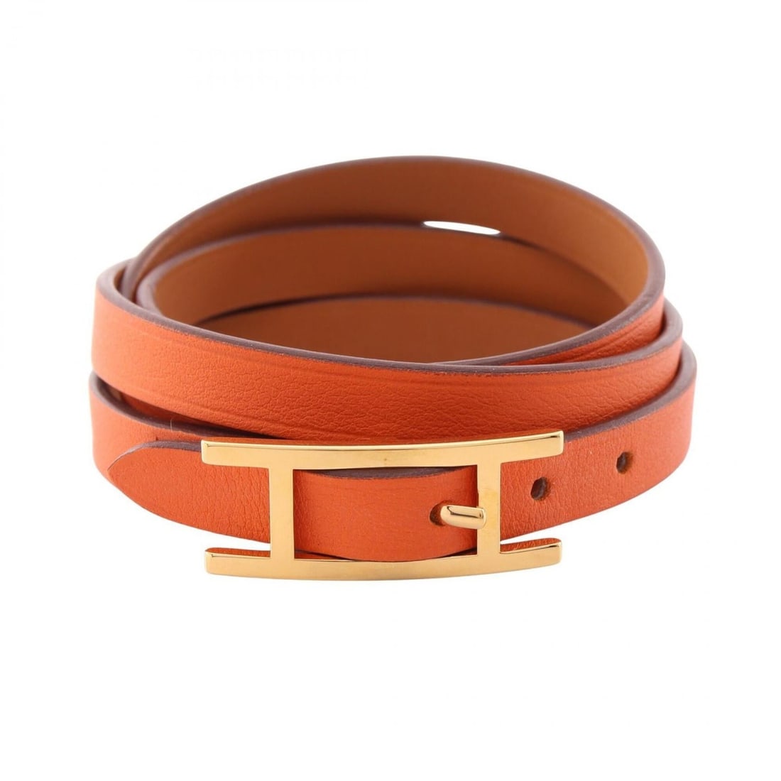 Hermes HERMES Be Api Long Bracelet Accessory, Veau Swift Leather, Women's, Orange/Brown Tones: --- Catalog ---Category: SizeLength: 15cm - 16.5cm / 5.9'' - 6.49''Category: DesignType: Charm braceletColor: Brown, OrangeGender: WomenMaterial: Swift leatherCategory: GeneralBrand: Hermes--- Item Li
