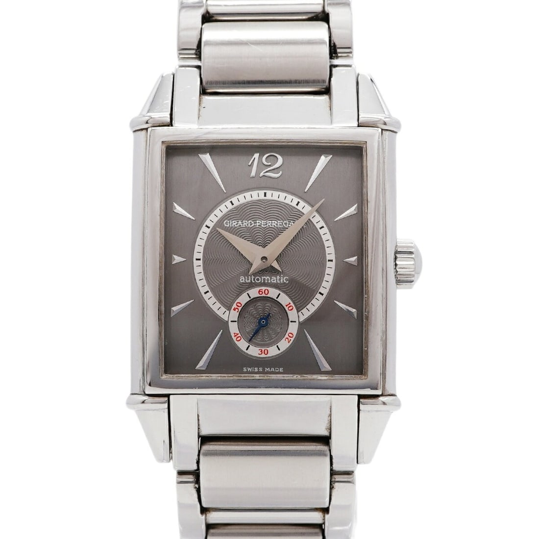 Girard-Perregaux 1945 2593 Gray Dial Men's Watch: --- Catalog ---Category: SizeWrist Size: 14cm / 5.51''Case Diameter: 28.4mm / 1.12''Category: DesignType: WristwatchGender: MenColor (Dial): GrayMaterial (Band): Stainless steelCategory: GeneralMPN: 2