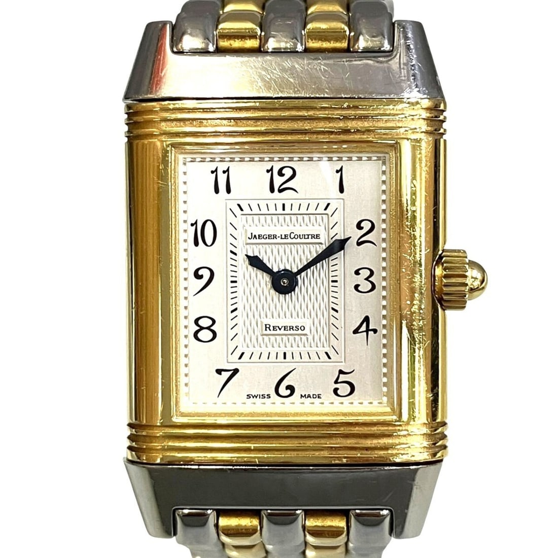 Jaeger-LeCoultre Reverso Duetto watch, total weight 72.9g, stainless steel, quartz movement, silver (1 of 9)