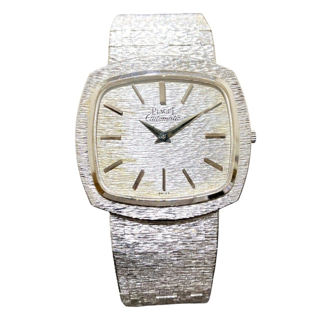 Piaget PIAGET wristwatch, total weight 84.8g, 18K gold, automatic winding, silver dial, 12431A6 (1 of 9)